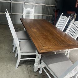 Farmhouse Dining Table Set 