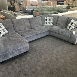 Big Grey New Sectional Sofa 