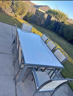 Outdoor Patio Dining Set - 8 Seater