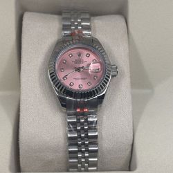 Women’s Pink Stud Diamond Watch