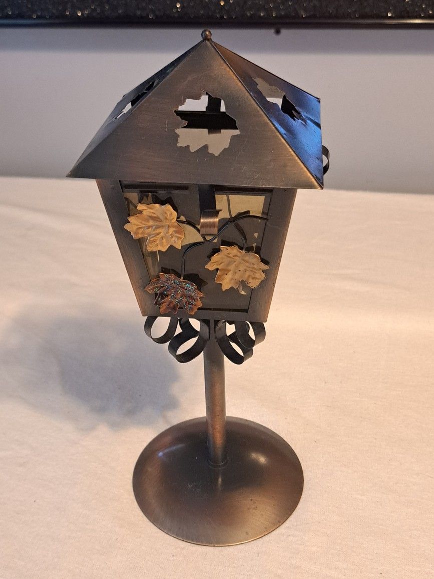 Tealight Candle Holder Leaf Design Fall Home Decor