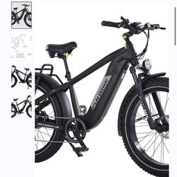 Fun Bike Beast 20 Amp 750 Watt Ebike Electric Mountain Bike Black