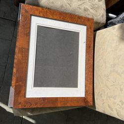 Five Burl Walnut Picture Frames