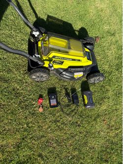 Ryobi 40V Cordless 18” Lawn Mower w/ Battery & Charger – Works Great