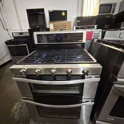 Whirlpool 5 Burner Double Oven Stainless Steel 