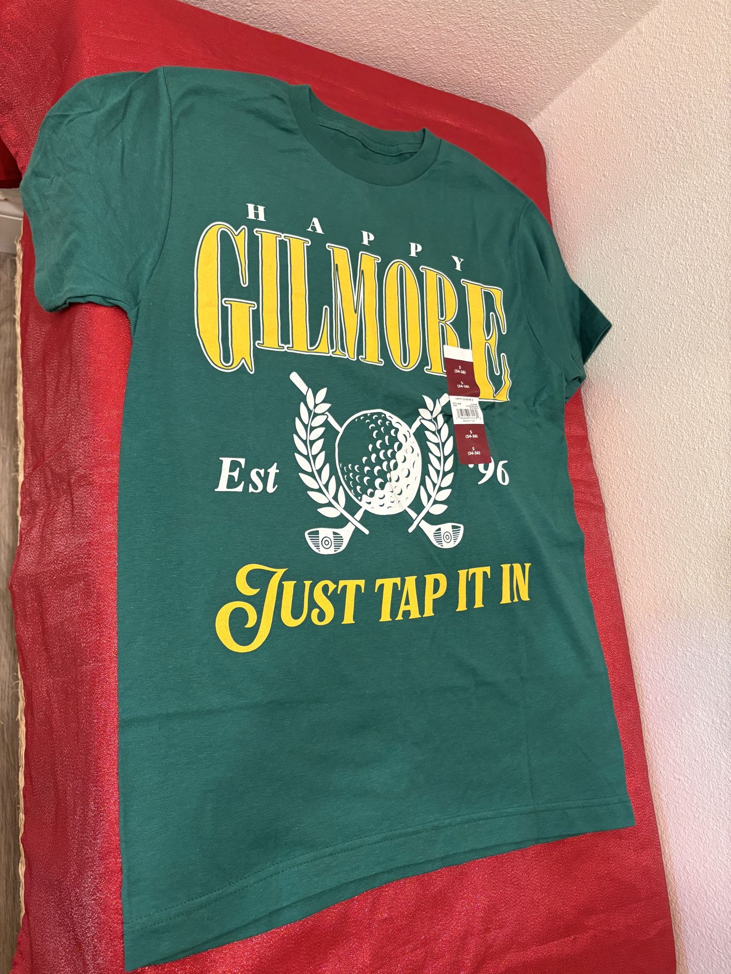 Happy Gilmore Men’s size small green shirt- Brand New - Simi Valley