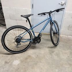 REI Coop CTY 1.1 Small Matte Blue Bike, with Kickstand