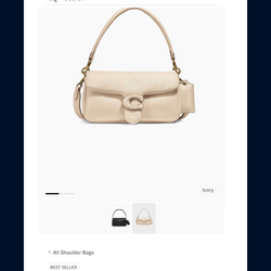 Coach Pillow Tabby 26 Leather Shoulder Bag