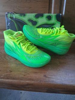Puma MB.02 Basketball Sneakers Neon Green