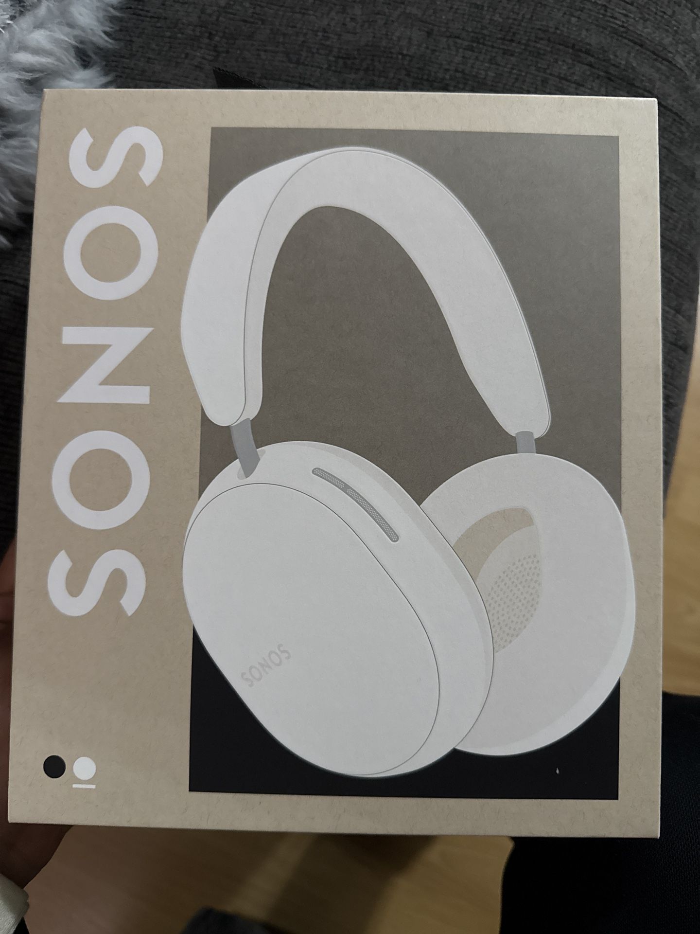 Sonos Ace Soft White Noise Cancelling - Wireless Over Ear Headphones (NEW)