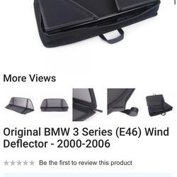 Original OEM BMW 3 Series ( E46 ) Wind Deflector - 2000 - 2006