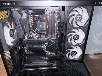 Pre-Assembled Gaming PC Bundle - Case / B550 Motherboard / 750W PSU / Vertical GPU Mount