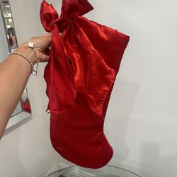 Red Satin Stocking 