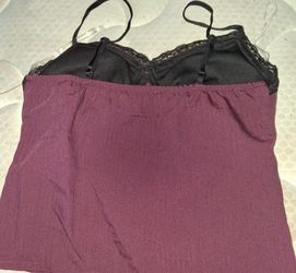 Extra smallBoundaries Sweetheart Tank Top with Lace Trim