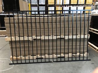 Wrought iron steel fence panels 5’x8’