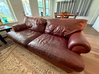 Leather couch