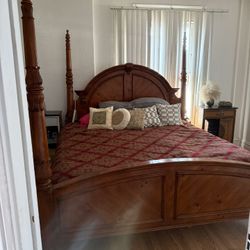 Bedroom Set And Dresser ( Including Mattress If Want)