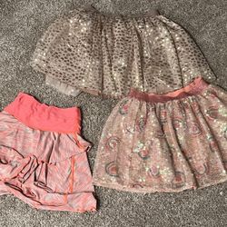 Kids Size 6/7 Skirts And Shorts Lot
