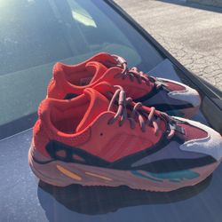 Hi Res Red Yeezys With OG Box
