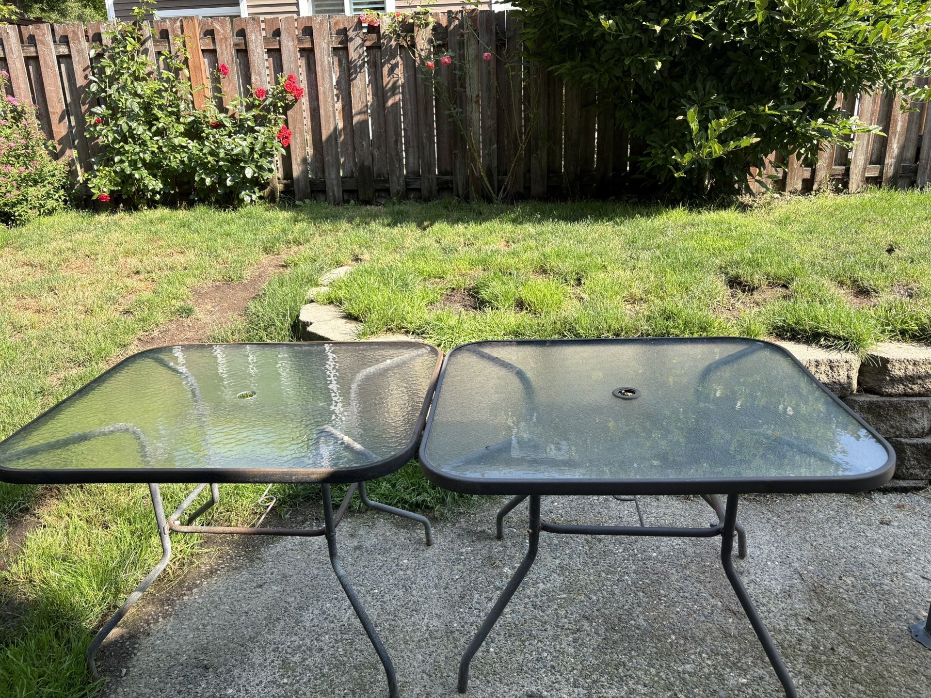 Glass Table Set