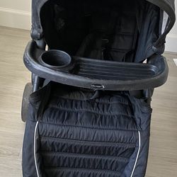Baby Jogger City Mini Black Single Hand Quick Fold Stroller