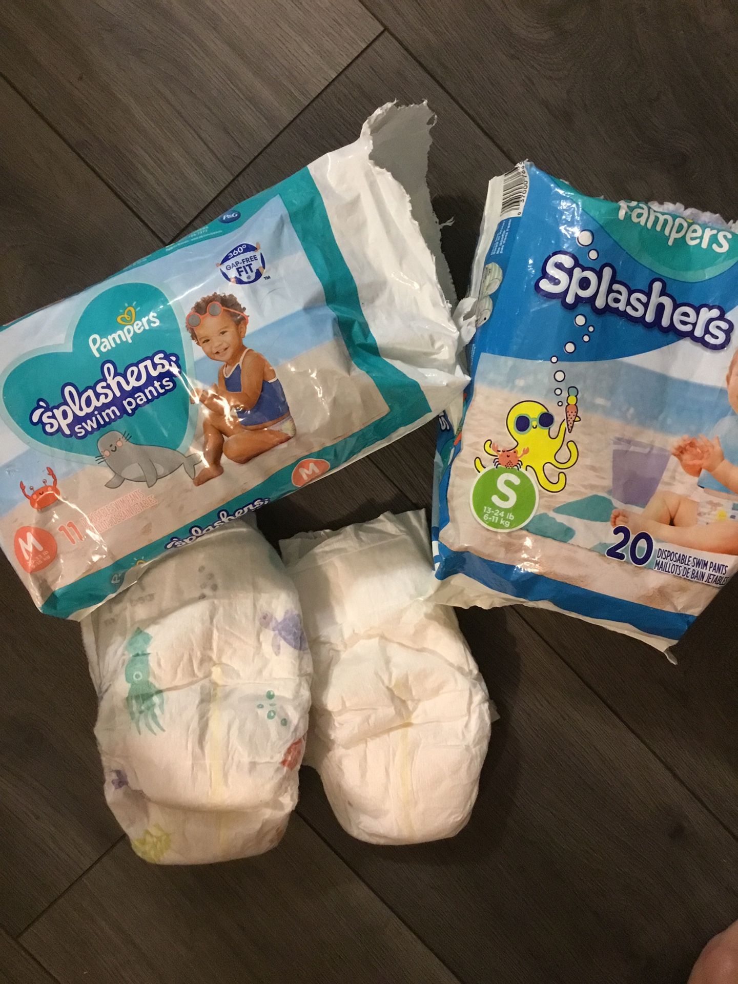 Splashes & 3 Diapers