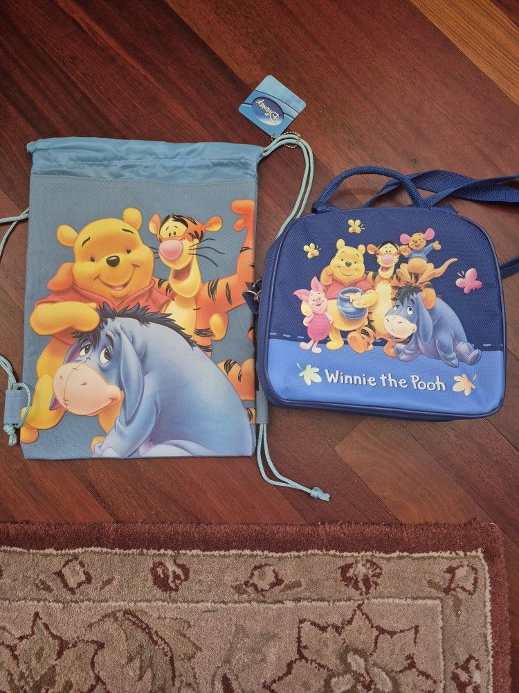 Disney String Bag and Lunch Bag Set