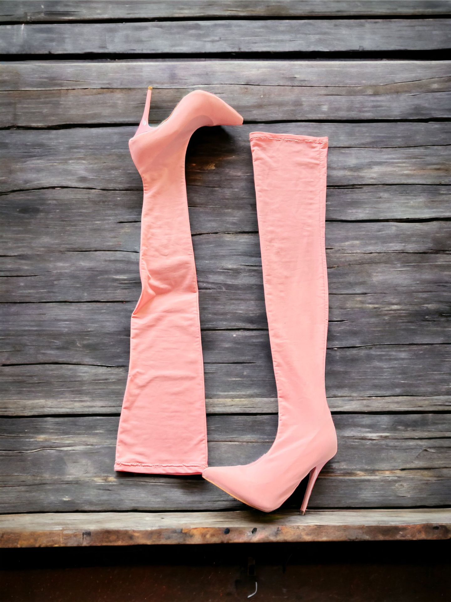 Republic LA Pink Over The Knee Boots