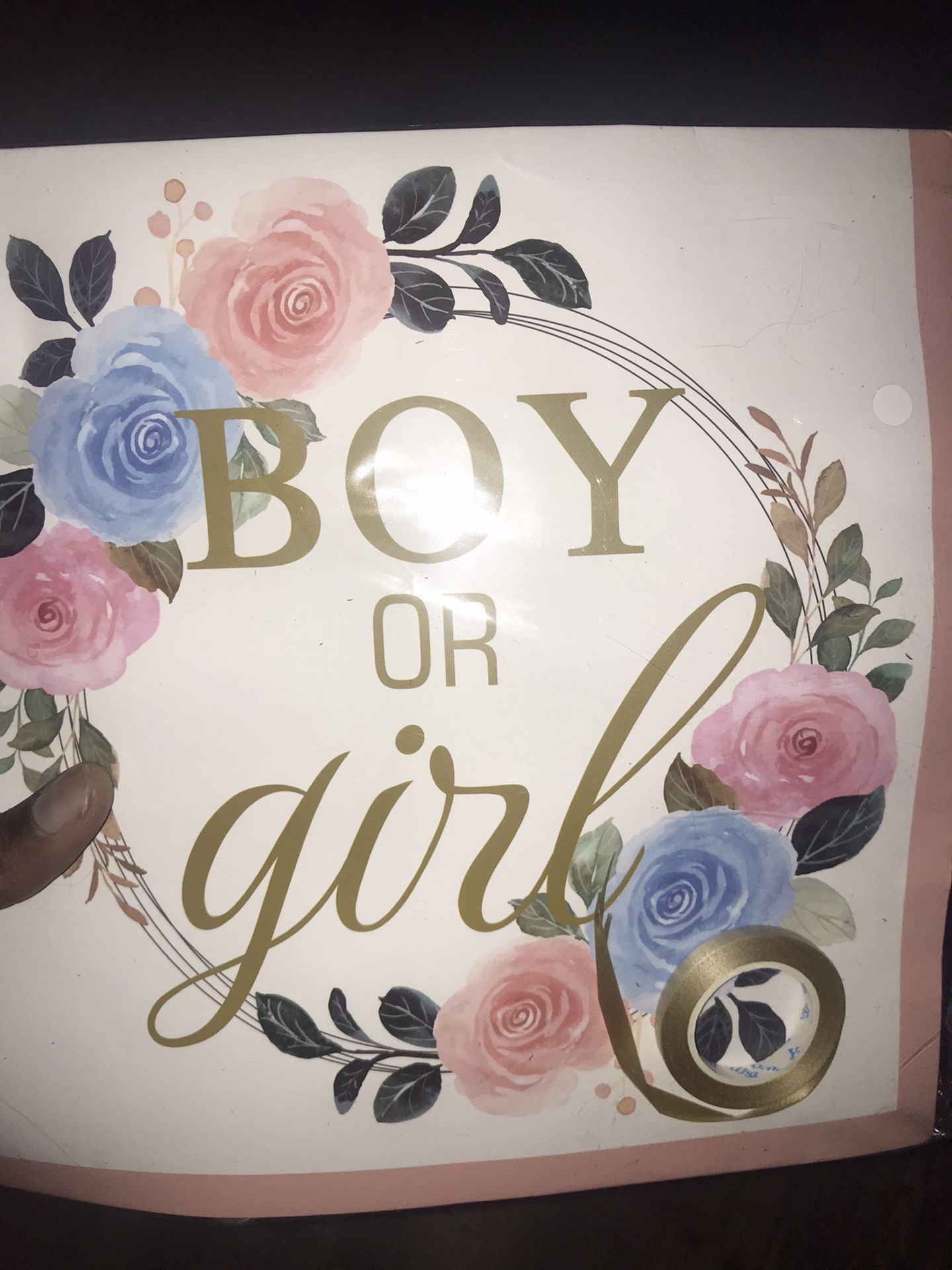 Boy Or Girl Gender Reveal Balloon 