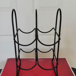 NEW with TAG...WINE RACK...HOLDS 4 BOTTLES 