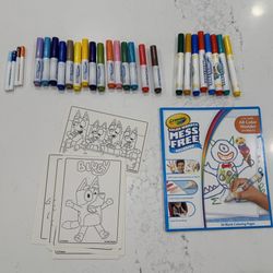 Mess Free Coloring Pages & Markers (Crayola Color Wonder + ImagineInk Color) Magic Markers & Paper For Toddlers And Kids