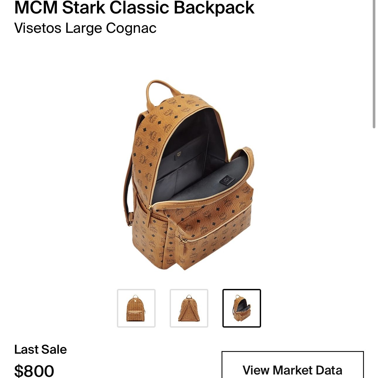 MCM Stark Classic Backpack in Visetos