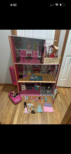 kid craft Barbie dream house