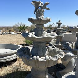 New Fountain Made Out Of Cement 