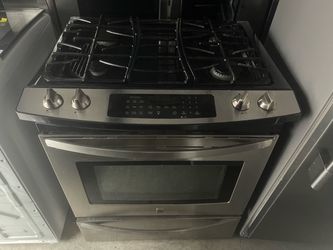 Kenmore stainless steel conventional stainless steel slide in gas stove oven range