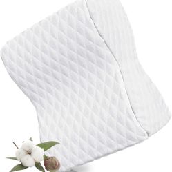 Memory Foam Knee Pillow for Sleeping, Side Sleepers, Sciatica Relief, Back & Hip Pain – High Density Orthopedic Leg Pillow for Sleeping – Knee Cushion