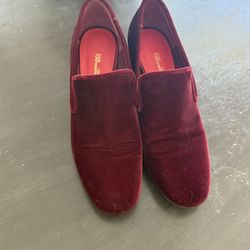 DVF suede Burgundy Pumps