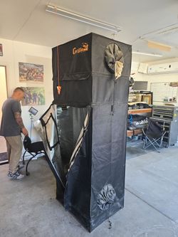Grow tent used