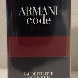 NEW Armani Code A-List - Men's Fragrance Cologne Scent - Info in the Description 
