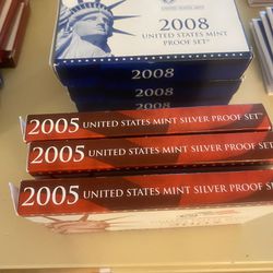 Uncirculated Silver Proof Set 2005