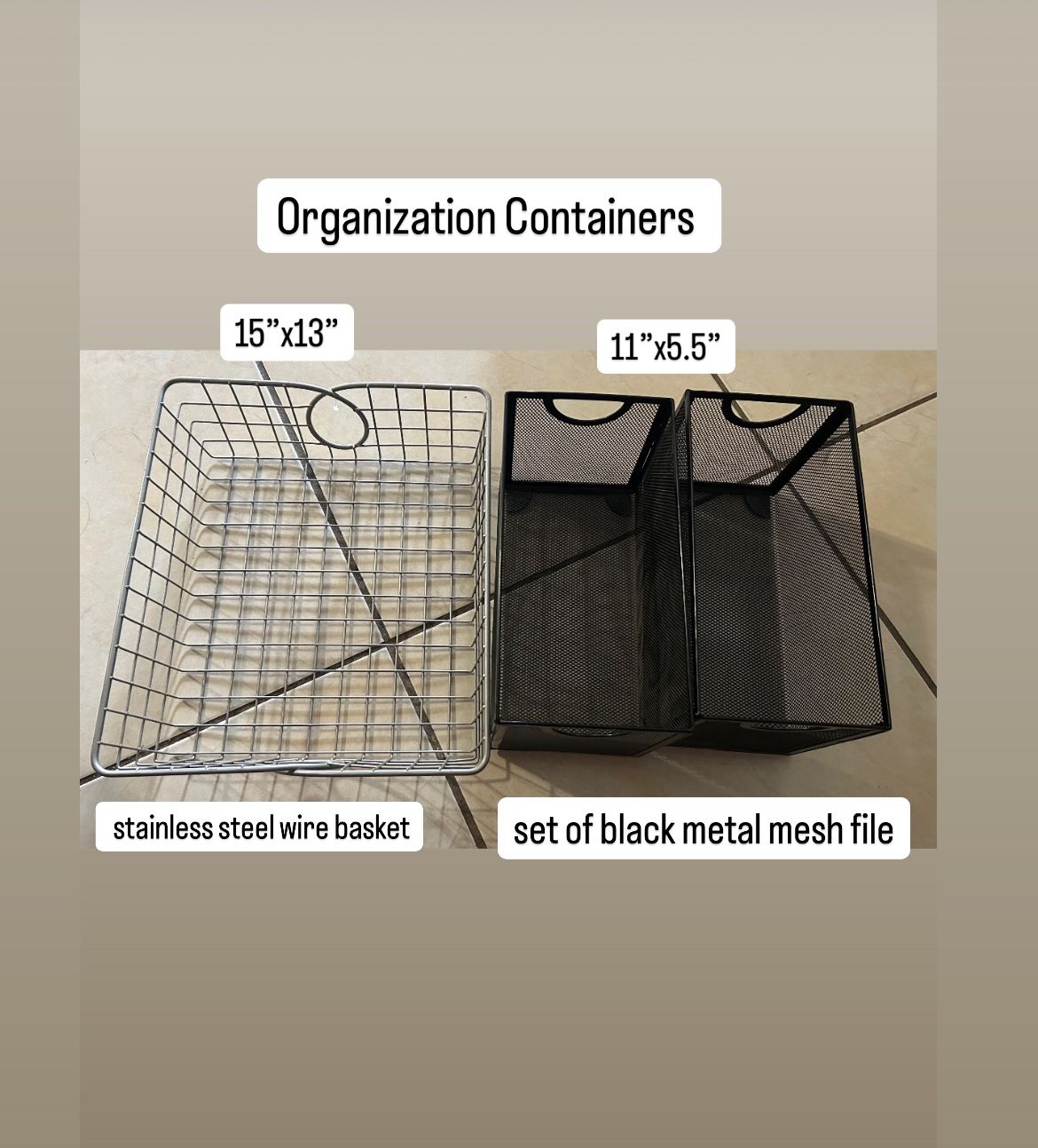 Containers - Basket