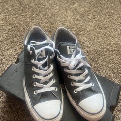 Grey Women's Converse-Size 9