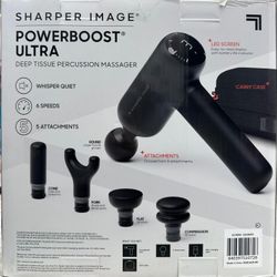 Sharper Image Powerboost Ultra Deep Tissue Percussion Massager
