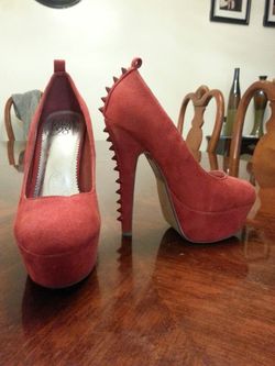 Red heels used once. Size 7.5