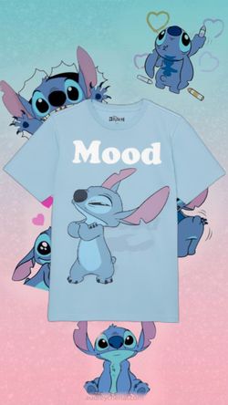 Disney Lilo & Stitch, Crew Neck, Short Sleeve, Graphic T-shirt