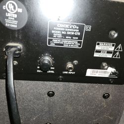 Pioneer home or garage stereo