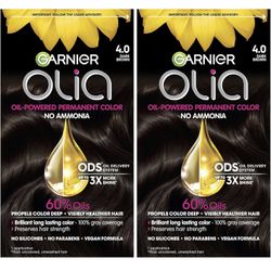 New Garnier Olia dark brown color 2 packs
