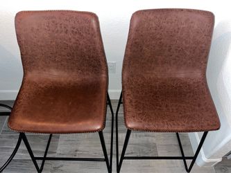 Bar stools / counter height chairs (2)