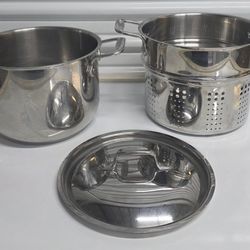 All Clad 8qt Pot With Strainer And Lid