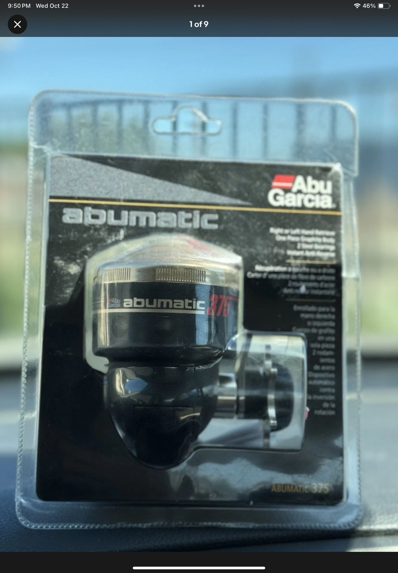 Abu Garcia Abumatic 375 Spincast Fishing Reel Brand new
